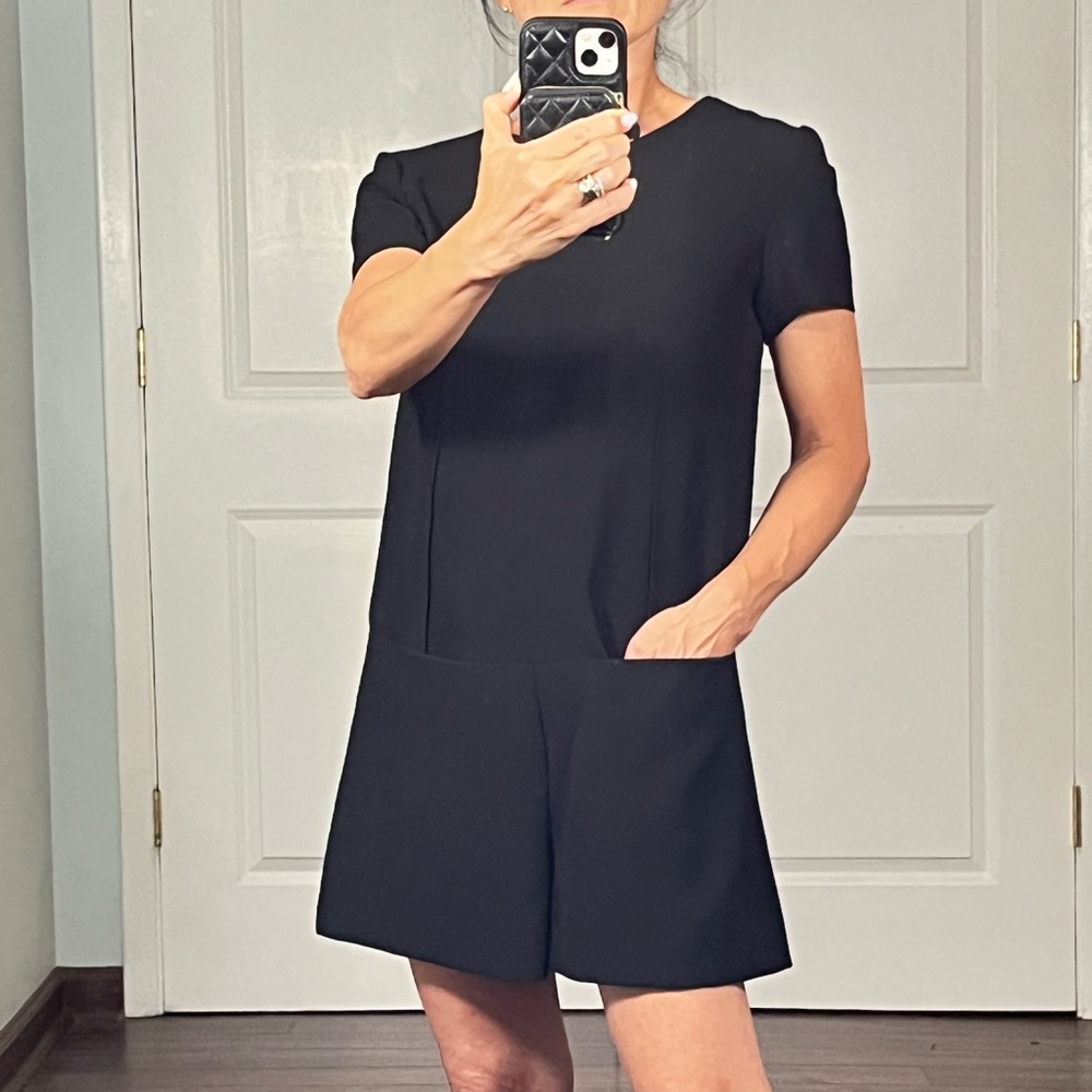 Zara Trafaluc black short playsuit jumpsuit size XS - Picture 2 of 11